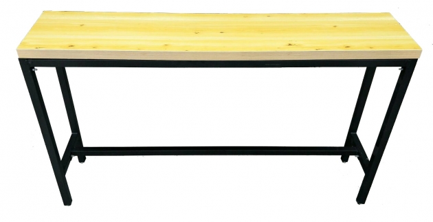 工業風木質餐桌