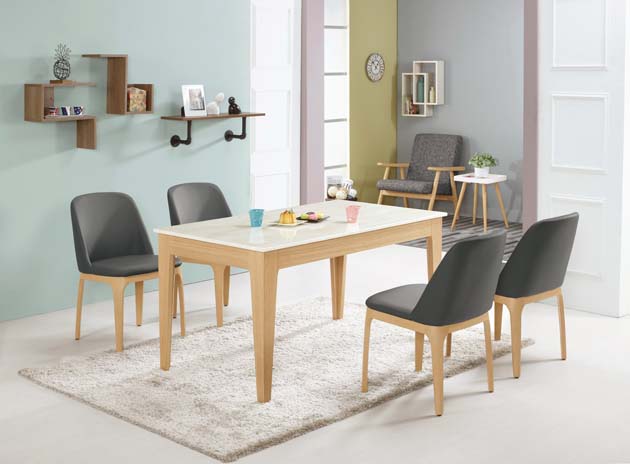 喬斯林4.6尺原石餐桌