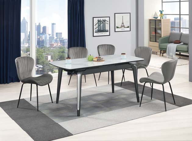 貝妮絲5.3尺多功能玻璃桌餐桌