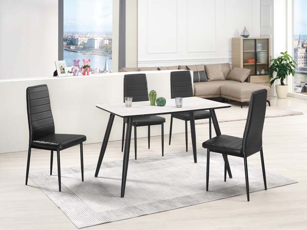 湯姆4尺岩板餐桌