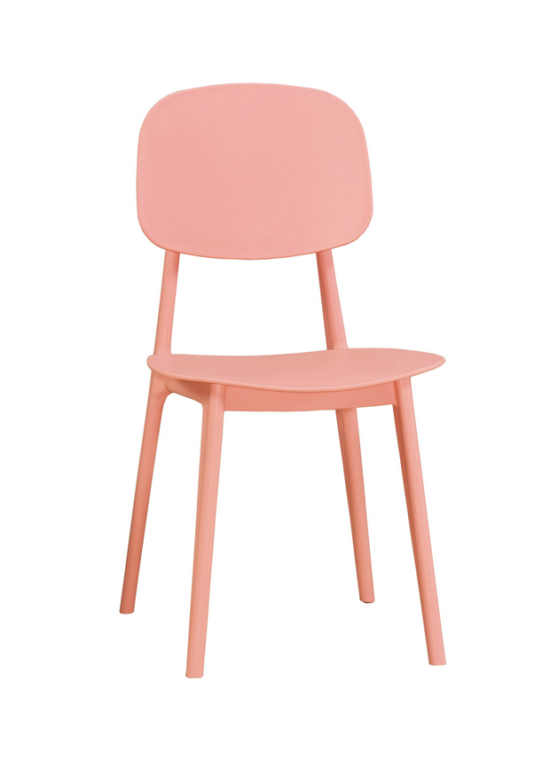 加貝造型椅-粉