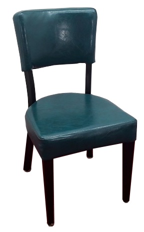愛爾莎造型軟包椅 綠皮