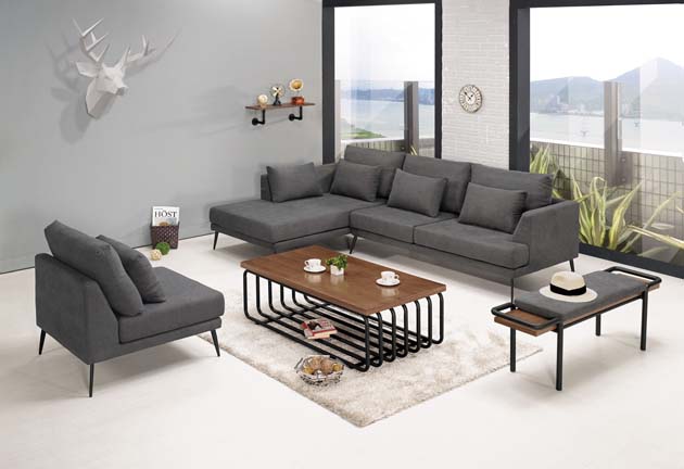 尼爾森L型沙發組