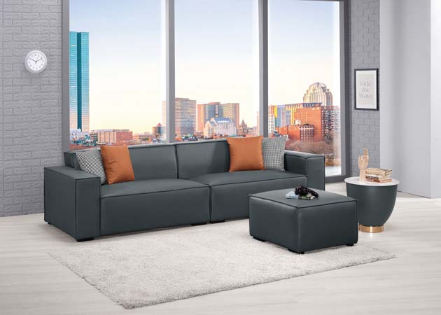 拉維娜L型沙發組(貓抓布)