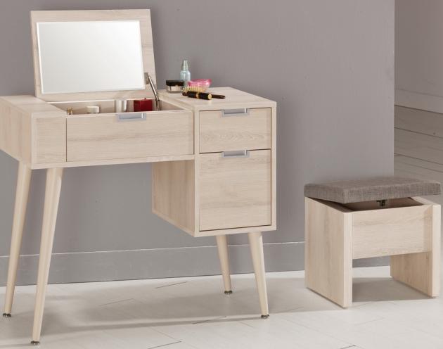 愛莎3尺掀鏡化妝台(全組)